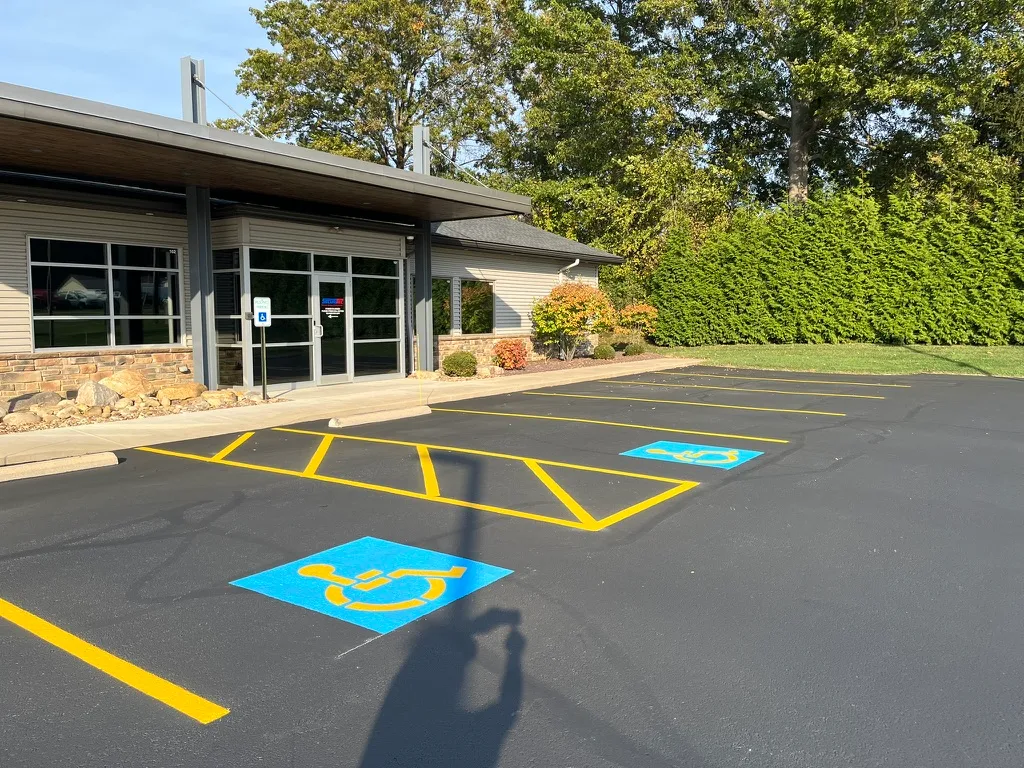 ADA-Compliant Line Striping project photo