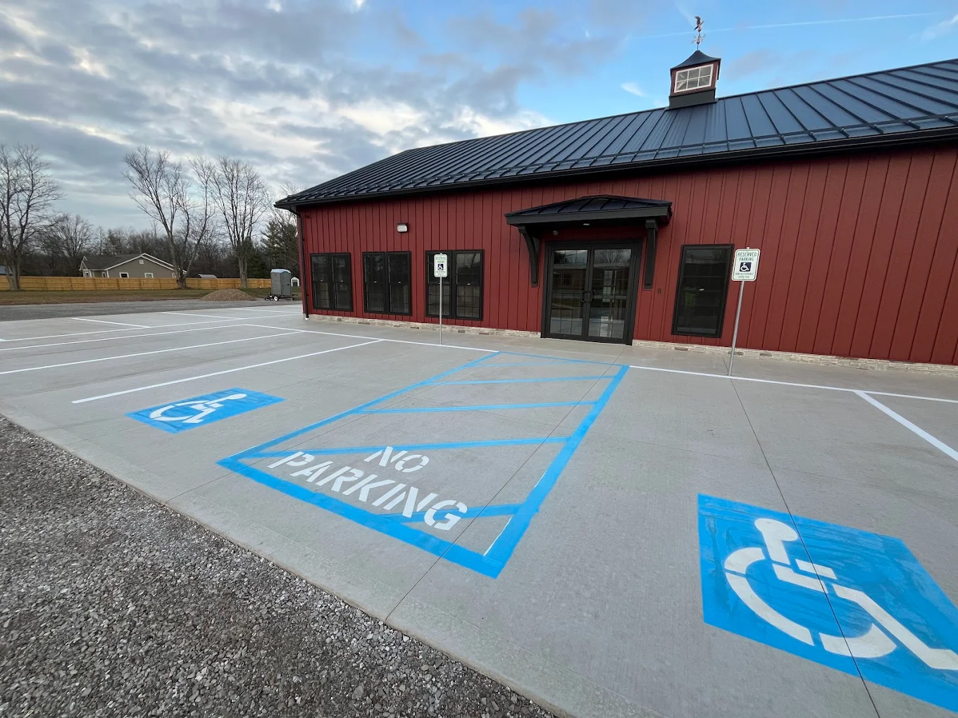 ADA-Compliant Line Striping project photo